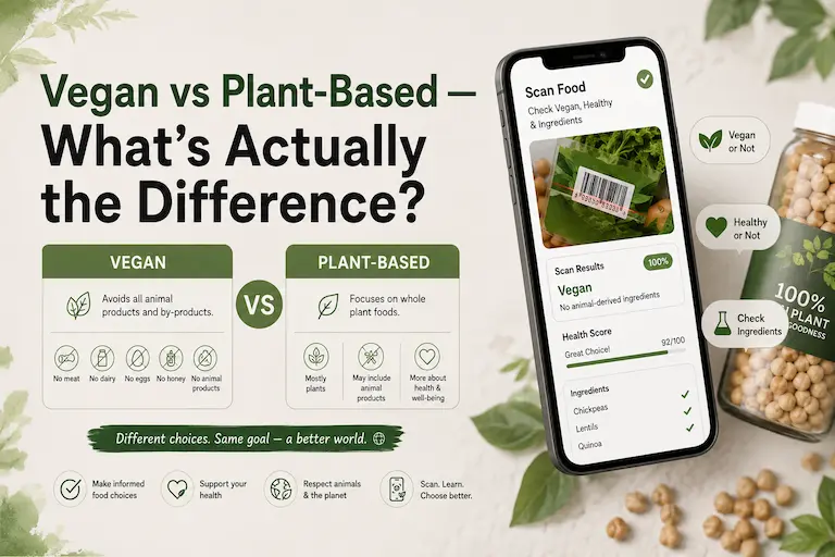 Vegan vs Plant-Based — What's Actually the Difference?